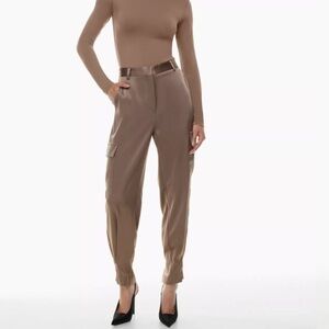 Babaton Refined Satin Cargo Pants